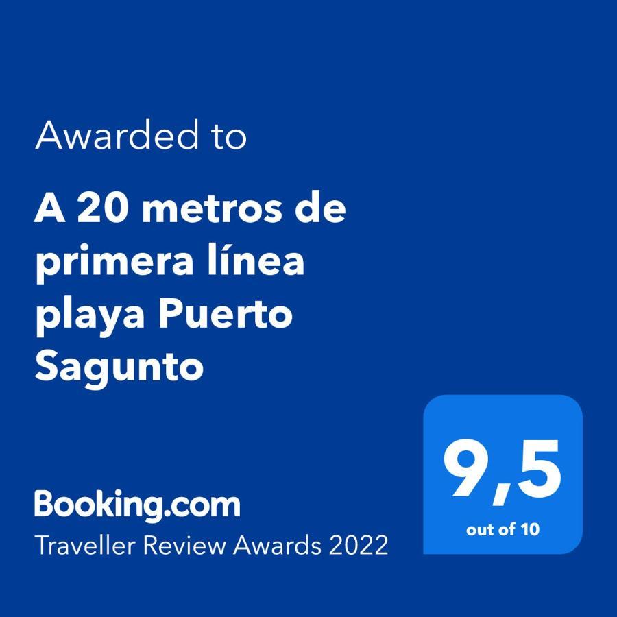 A 20 Metros De Primera Linea Playa Puerto Sagunto Ascensor Wifi Exterior photo